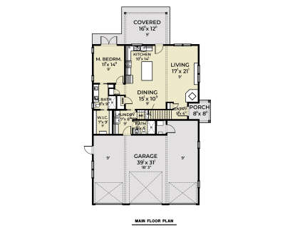 Main Floor  for House Plan #2464-00217