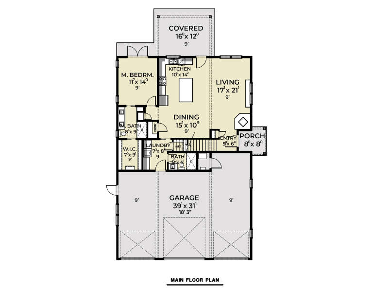 House Plan House Plan #34767 Drawing 1