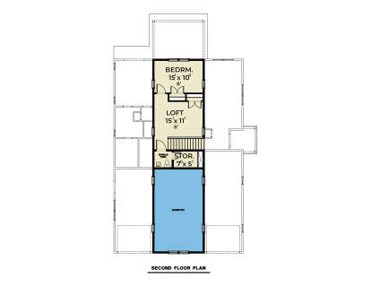 Second Floor for House Plan #2464-00217