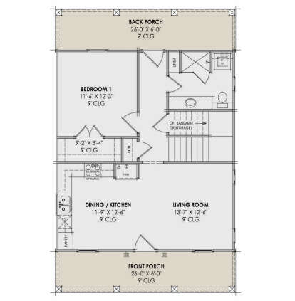 Main Floor  for House Plan #7983-00168