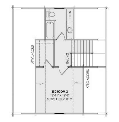 Second Floor for House Plan #7983-00168