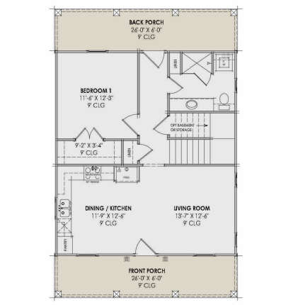 Main Floor  for House Plan #7983-00169