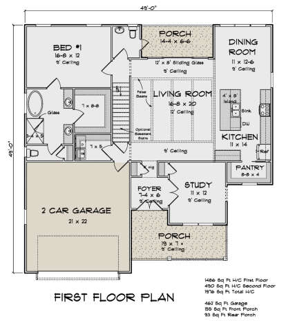 Main Floor  for House Plan #4848-00539