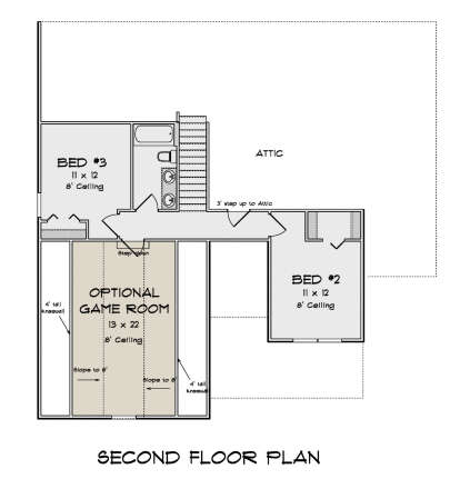 Second Floor for House Plan #4848-00539
