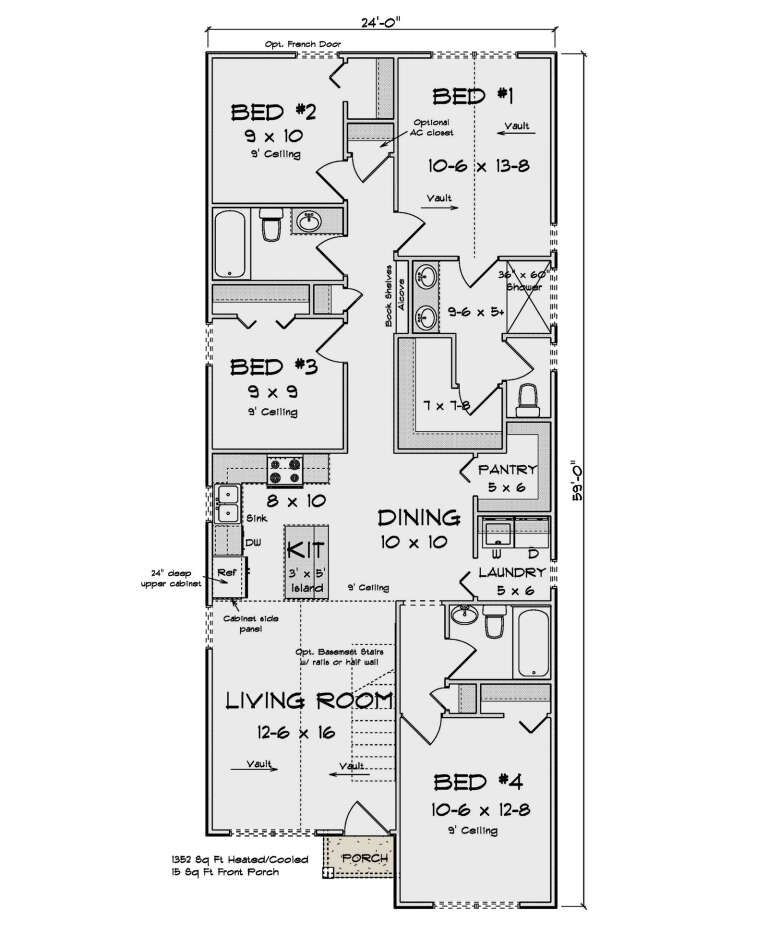 House Plan House Plan #34773 Drawing 1