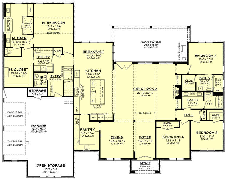 House Plan House Plan #34776 Drawing 1