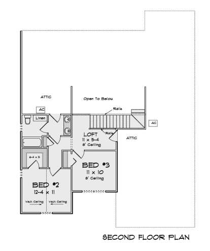 Second Floor for House Plan #4848-00544