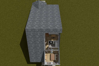 Overhead Second Floor for House Plan #4848-00548