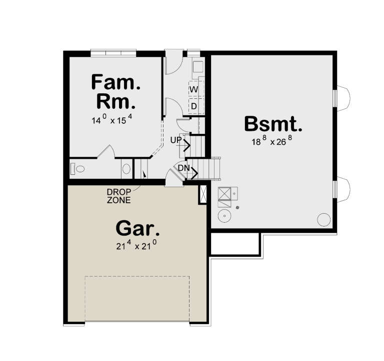 House Plan House Plan #34785 Drawing 1