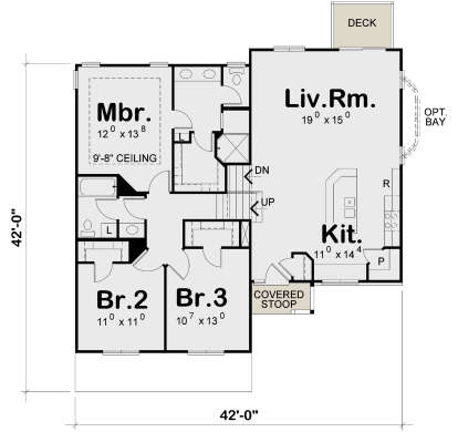 Main Floor for House Plan #402-01858