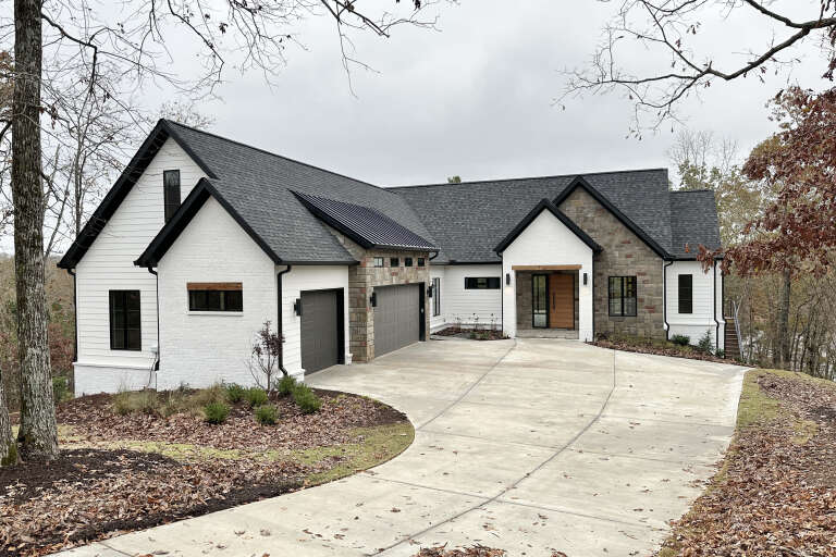 House Plan House Plan #34786 Angled Front Elevation