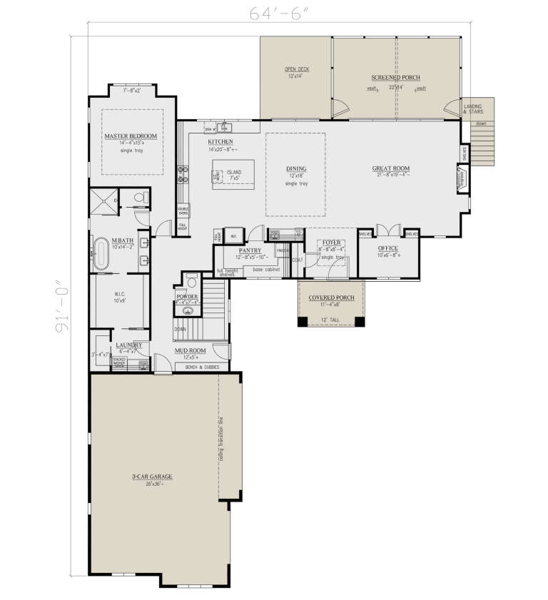 House Plan House Plan #34786 Drawing 1