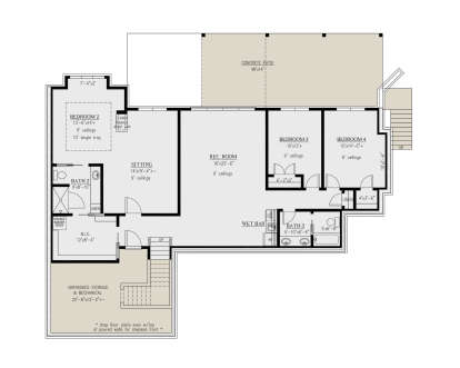 Basement for House Plan #286-00124