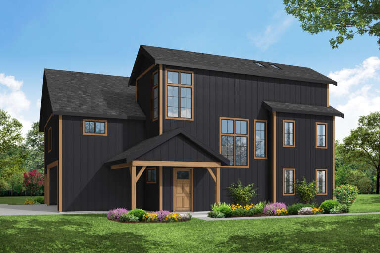 House Plan House Plan #34787 Angled Front Elevation