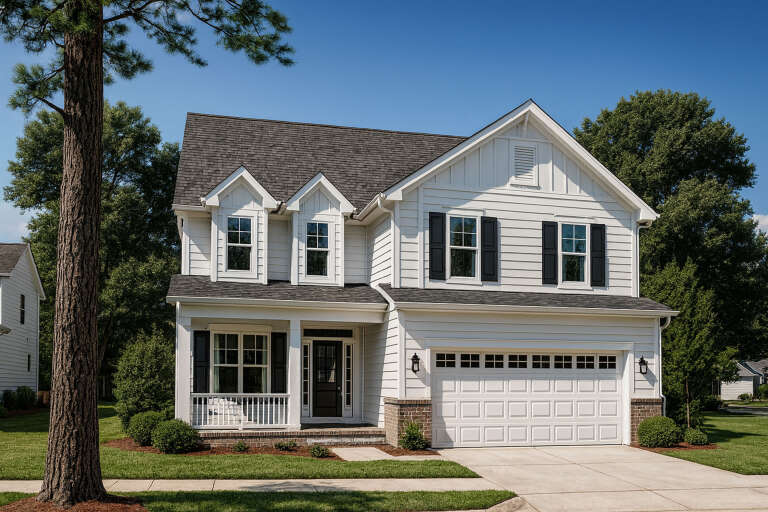 House Plan House Plan #34791 Angled Front Elevation