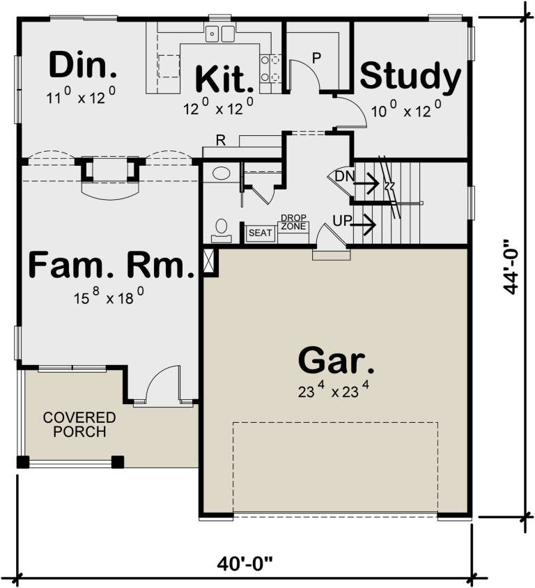 House Plan House Plan #34791 Drawing 1