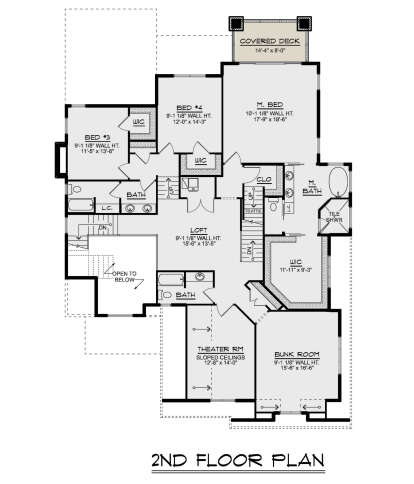 Second Floor for House Plan #5032-00411