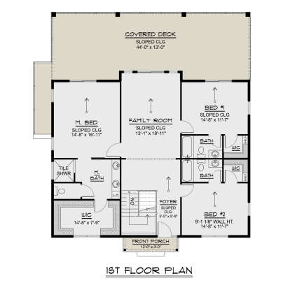 First Floor for House Plan #5032-00412