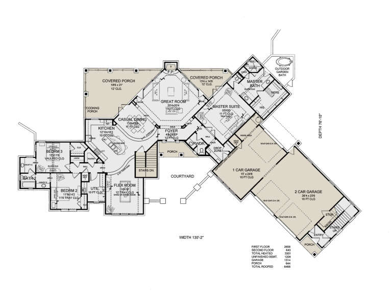 House Plan House Plan #34796 Drawing 1