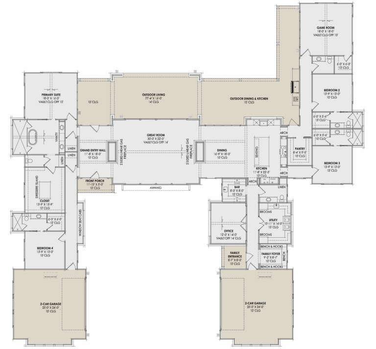 House Plan House Plan #34798 Drawing 1