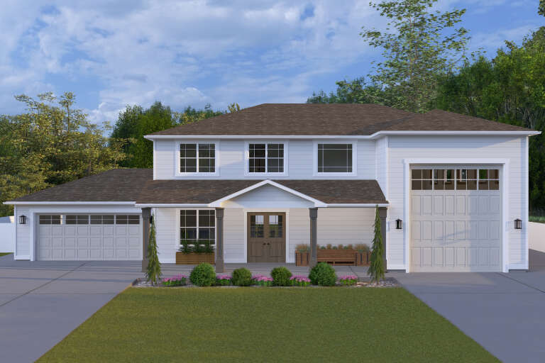 House Plan House Plan #34799 Front Elevation 