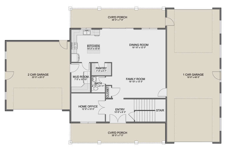 House Plan House Plan #34799 Drawing 1