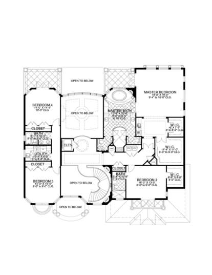 Floorplan 2 for House Plan #168-00061