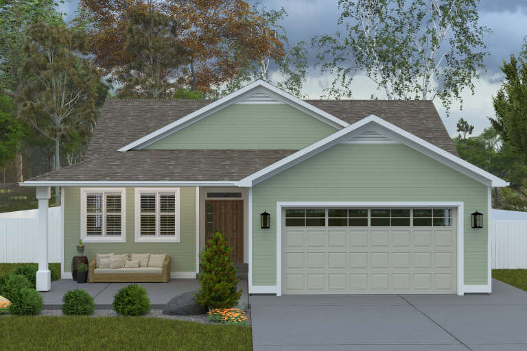 House Plan House Plan #34801 Front Elevation 