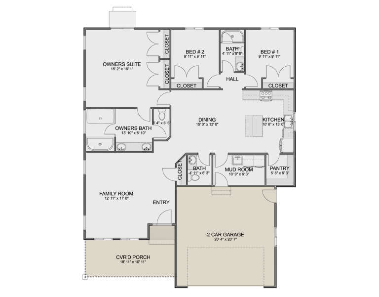 House Plan House Plan #34801 Drawing 1