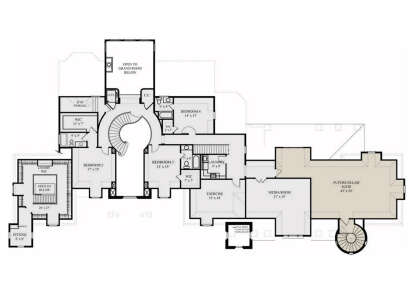 Second Floor for House Plan #4195-00083
