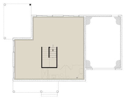 Basement for House Plan #034-01397