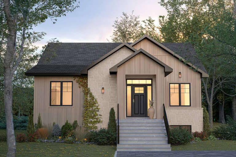 House Plan House Plan #34810 Front Elevation 