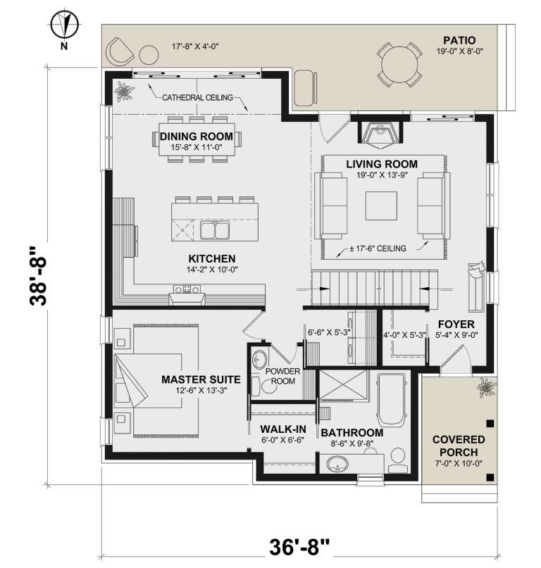 House Plan House Plan #34812 Drawing 1