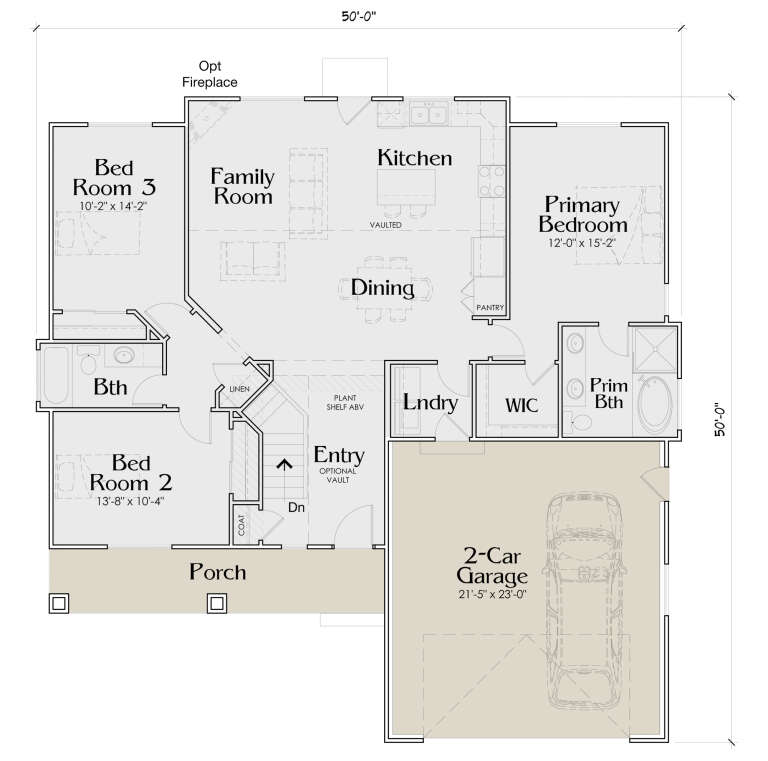 House Plan House Plan #34813 Drawing 1