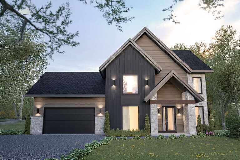 House Plan House Plan #34820 Front Elevation 
