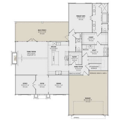 Main Floor  for House Plan #7983-00173