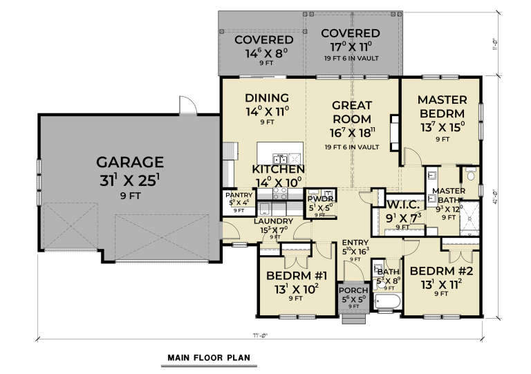 House Plan House Plan #34825 Drawing 1