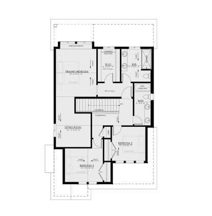 Second Floor for House Plan #8937-00118