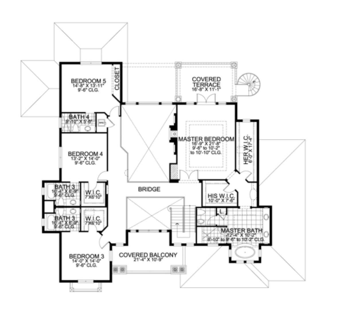 Floorplan 2 for House Plan #168-00064