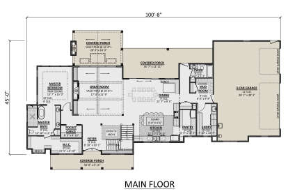 Main Floor  for House Plan #1958-00062