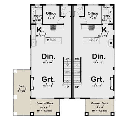 Main Floor for House Plan #963-01223