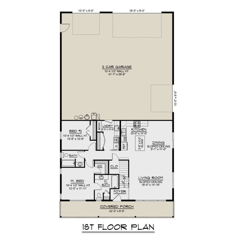 House Plan House Plan #34839 Drawing 1