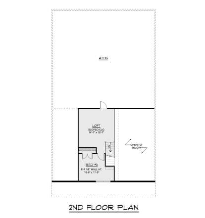 Second Floor for House Plan #5032-00414