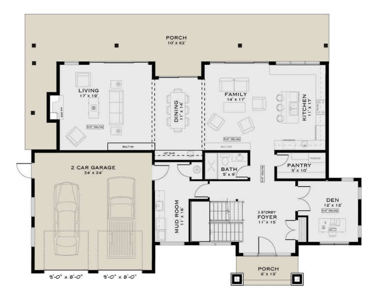 House Plan House Plan #34840 Drawing 1