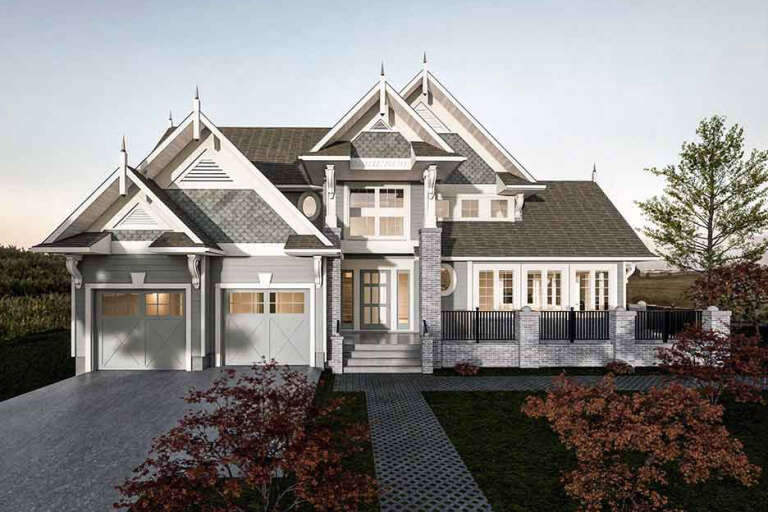 Craftsman Plan - 4,471 Square Feet, 3 Bedrooms, 3.5 Bathrooms | Floor ...