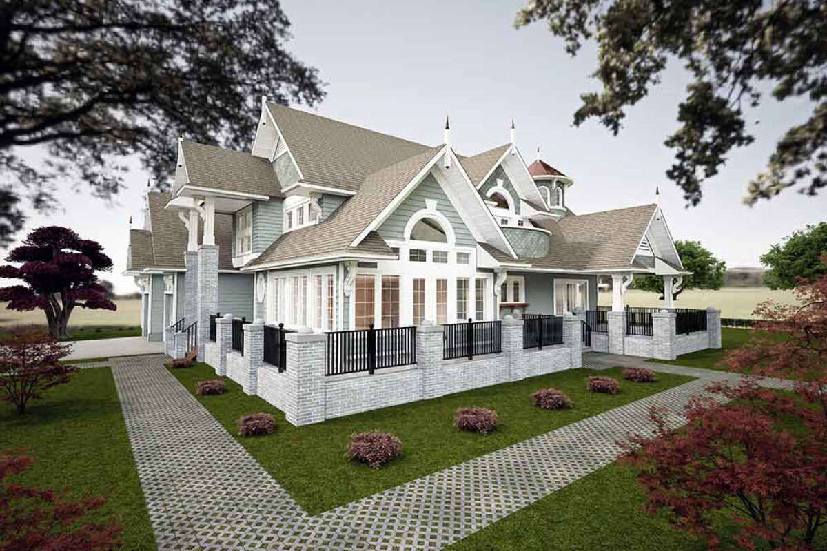 Craftsman Plan - 4,471 Square Feet, 3 Bedrooms, 3.5 Bathrooms | Floor ...