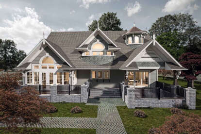 Craftsman Plan - 4,471 Square Feet, 3 Bedrooms, 3.5 Bathrooms | Floor ...