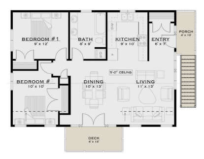 Main Floor for House Plan #5984-00051