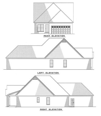 Southern House Plan #110-00183 Elevation Photo