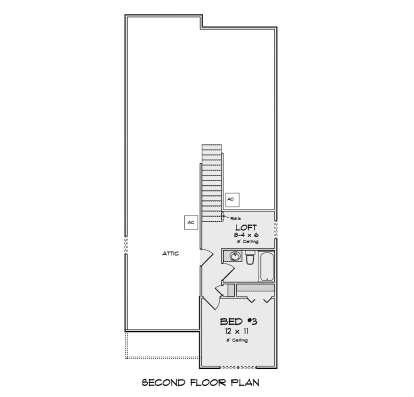 Second Floor for House Plan #4848-00549